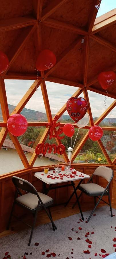 Benigno Mirador Bed & Breakfast Guatavita Exterior photo
